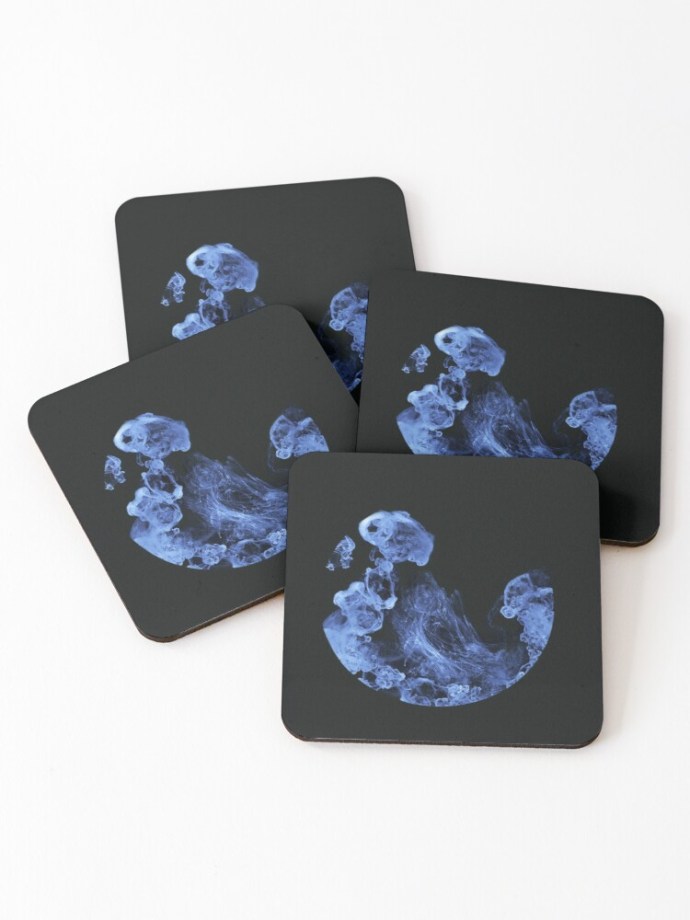 abstract art coasters